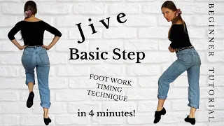 Jive Dance ||| Jive Basic Step || Jive Footwork, Timing & Technique | Beginner Jive Dance Tutorial