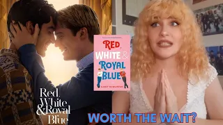 red, white & royal blue - fan reaction