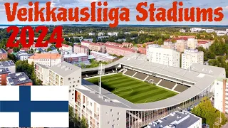 Finnish Veikkausliiga Stadiums 2024 | Veikkausliiga Stadionit 2024