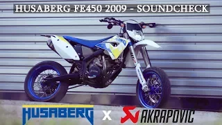 Husaberg FE450 2009 - Akrapovic Slip-On Soundcheck