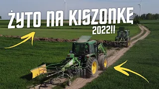 Żyto na Kiszonkę 2022!! ☆ Zgrabianie na 2 zestawy! ☆ Zbiór Żyta w Pryzme!? ☆ UR Malesa!