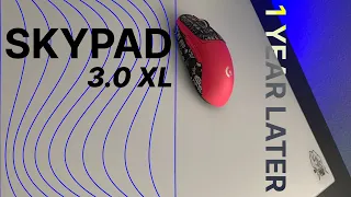 Skypad 3.0 XL review // I used this mousepad for 1 year straight // Best gaming mousepad?