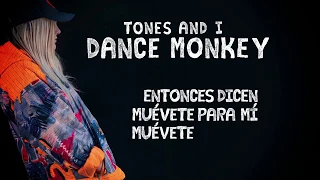 "Dance Monkey" - Tones And I (Spanish lyric video)