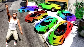 Collecting ENCHANTED SUPER CARS in GTA 5!