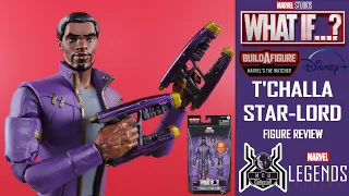 Marvel Legends T'CHALLA STAR-LORD Disney+ What If...? The Watcher BAF Wave Figure Review