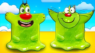 Roblox Oggy Become Slime With Jack In Slime Obby!