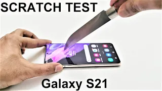 Samsung Galaxy S21 - SCRATCH TEST