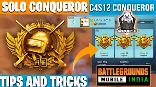 NEXT SEASON SOLO CONQUEROR ALL TIPS AND TRICKS | HOW TO PUSH CONQUEROR