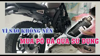 Yamaha XSR | Tân Trang Pô Và Lý Do Hạn Chế Dùng Pô Cũ