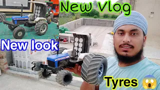 3D Printed tyres and new holland big Tyres new look