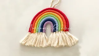 Macrame Rainbow - Easy Macrame Wall Hanging