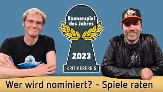 Wer wird zum Kennerspiel des Jahres 2023 nominiert? - mit Cron