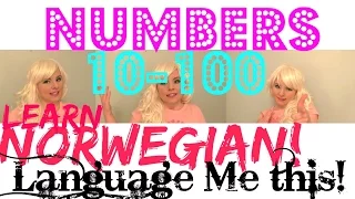 Learn Norwegian! Numbers-10-100! Language Me This!