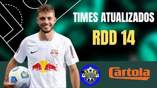 TIMES ATUALIZADOS RODADA 14 CARTOLA FC 2022  | TIRO CURTO - VALORIZAÇÃO - PRINCIPAL