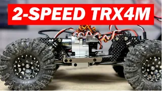 Meus Racing 2-Speed Transmission For The TRX4M! Installation, Speed Tests & More