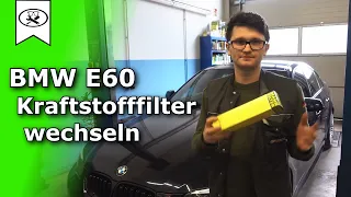 BMW E60 Kraftstofffilter Wechseln | Change fuel filter |  VitjaWolf  | HD