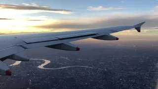 British Airways A320 | Landing at London Heathrow (Central London Approach)