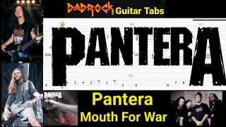 Mouth For War - Pantera - Guitar + Bass TABS Lesson