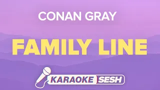 Family Line Lyrics Karaoke Instrumental | Conan Gray