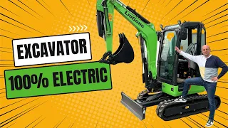 Mini Excavator Electric, mai performant și mai eficient decât cele pe combustie