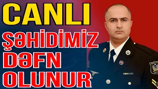 Dünən şəhid olan hərbçimiz Vidadi Zalovla vida mərasimi keçirilir #canlı  - Media Turk TV