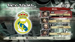 Fifa Street 2 - Custom Squads - Real Madrid, Barcelona, Milan and more..