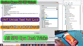 Realme Narzo 50i FRP Unlock By UMT || Umt Unisoc Tool Full Detail Explained