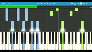 Liebe über Leben - Lacrimosa piano tutorial (100% speed)