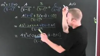 Partial Fractions (Repeated Roots)