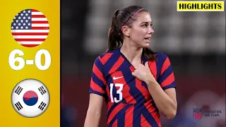 USA vs Korea Republic 6-0 All Goals & Extended Highlights | October 26, 2021