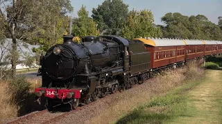 「4K60fps」3642, R766 & 3801 departing Thirlmere - Thirlmere Festival of Steam 2023