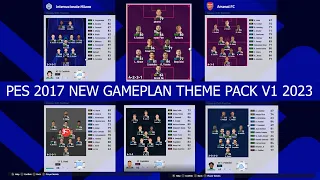 PES 2017 NEW GAMEPLAN THEME PACK V1 2023