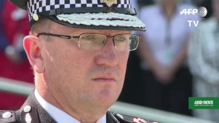 Manchester police observe minute of silence