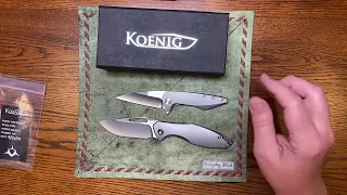 Amazing knife!! A second look at the Koenig Arius!!