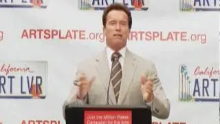 Governor Arnold Schwarzenegger Million Plates Campaign Quote