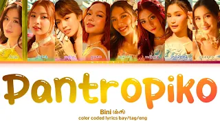 BINI - 'PANTROPIKO' (Color Coded Lyrics)