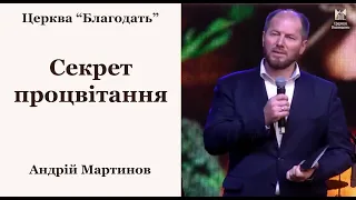 Секрет процвітання - Андрій Мартинов // церква Благодать, Київ