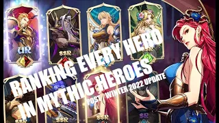 My Thoughts on EVERY HERO in Mythic Heroes || Mythic Heroes All Heroes Review and Equipment