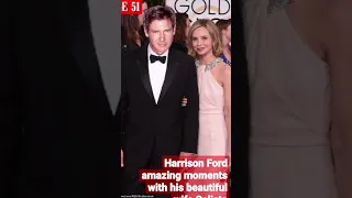 Harrison Ford amazing moments with his beautiful wife Calista Flockhart