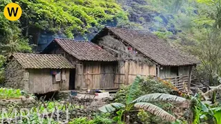 Debt default, the poor man went to the forest renovated the abandoned house