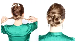 Simple Braid Magic: Quick Bun Tutorial for a Trendsetting Look!