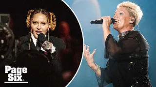 Pink claims Madonna ‘doesn’t like’ her after awkward ‘fangirl’ encounter | Page Six Celebrity News