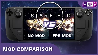 Starfield MOD Comparison - Steam Deck Essentials FPS Mod vs Standard