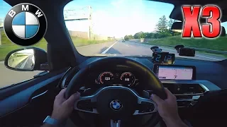 2019 BMW X3 xDrive20d | Cruising on German Autobahn✔
