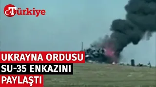 Ukrayna Ordusu Düşürdüğü Su-35'in Görüntülerini Paylaştı - Türkiye Gazetesi
