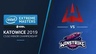 CS:GO - AVANGAR vs. Winstrike [Cache] Map 2 - Group B Winners' Match - IEM Katowice CIS Minor 2019