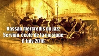 live big band concert performance Bassan mercredis du jazz Servian école de musique 6 July 2016 05