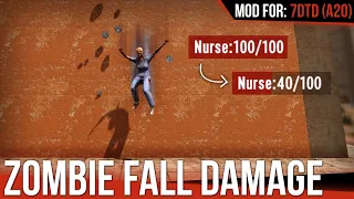 Zombie Fall Damage - A20 [7 Days to Die | Mod]