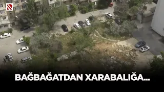 Bağbağatdan xarabalığa... - Xətai RİH: Həyətin bu il abadlaşdırılması nəzərdə tutulub