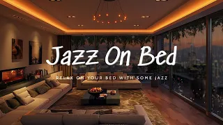 Relax Jazz Music In a Luxury Apartment City With Rainy Day Ambience for Studying, Working, Sleep